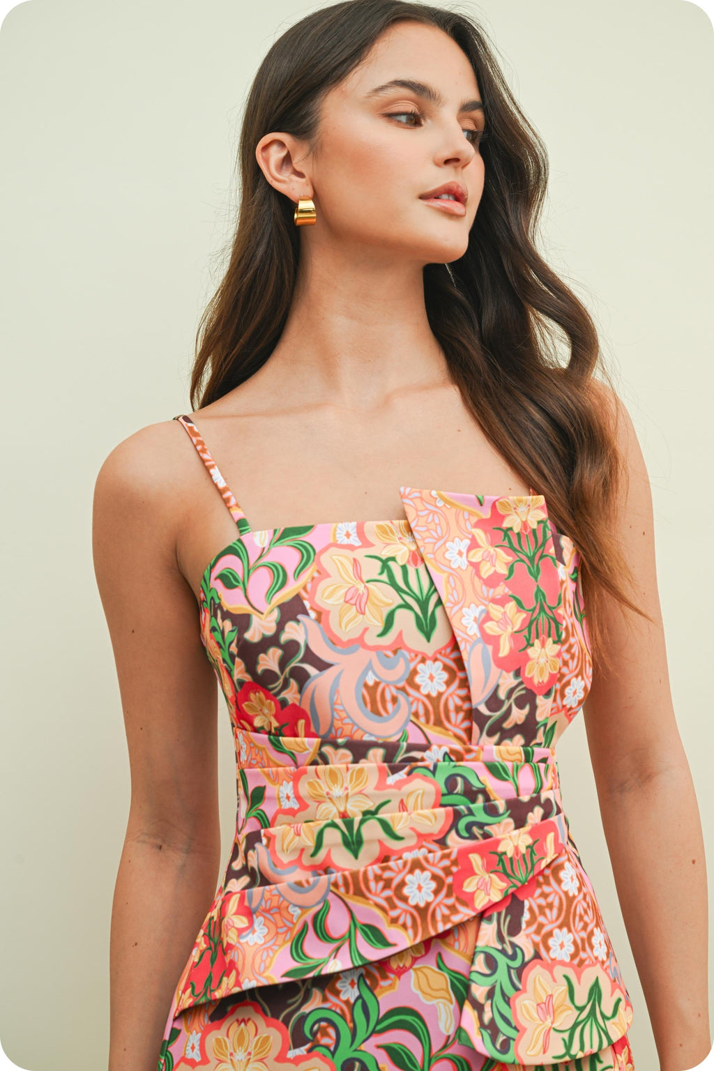 Vestido Coral Bloom