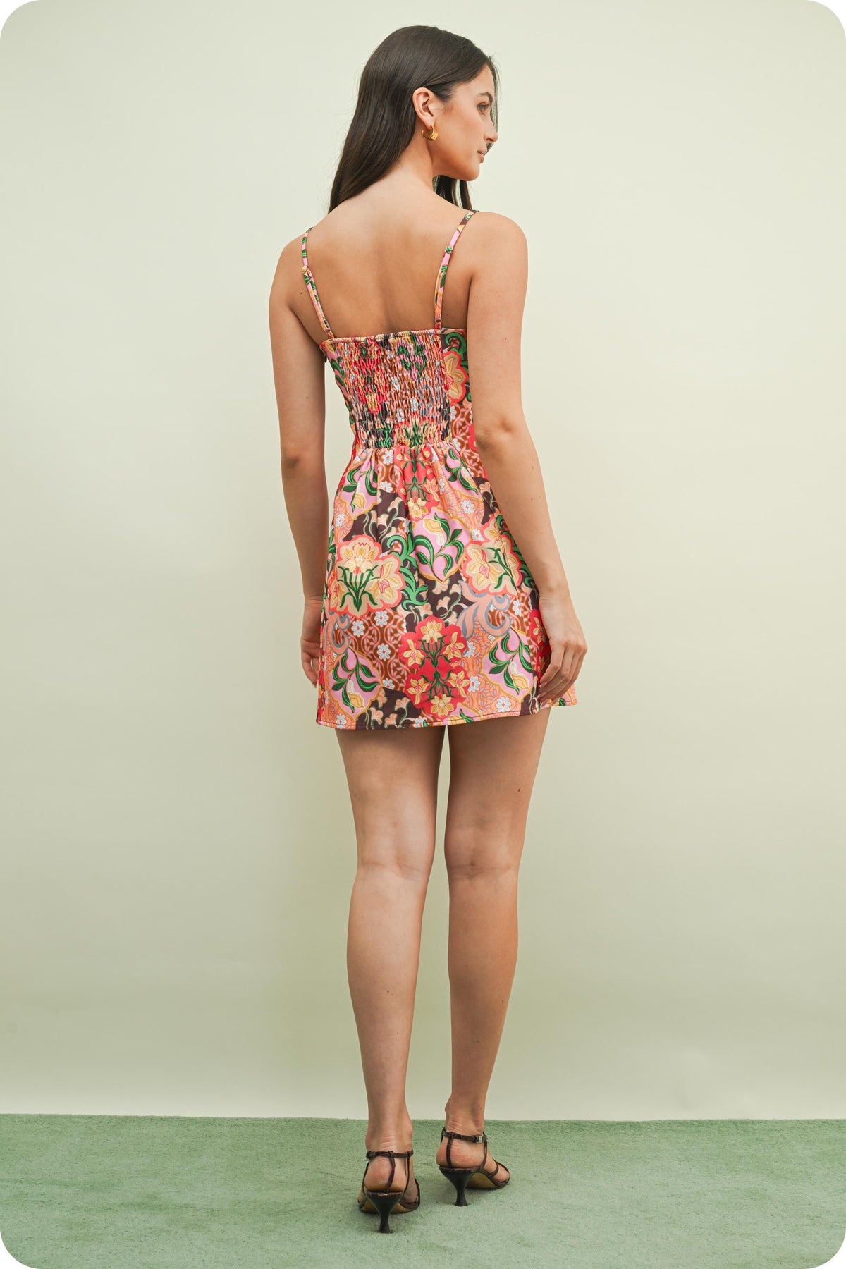 Vestido Coral Bloom