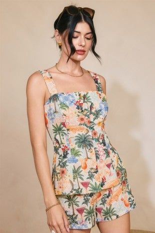 Romper Isla Linen
