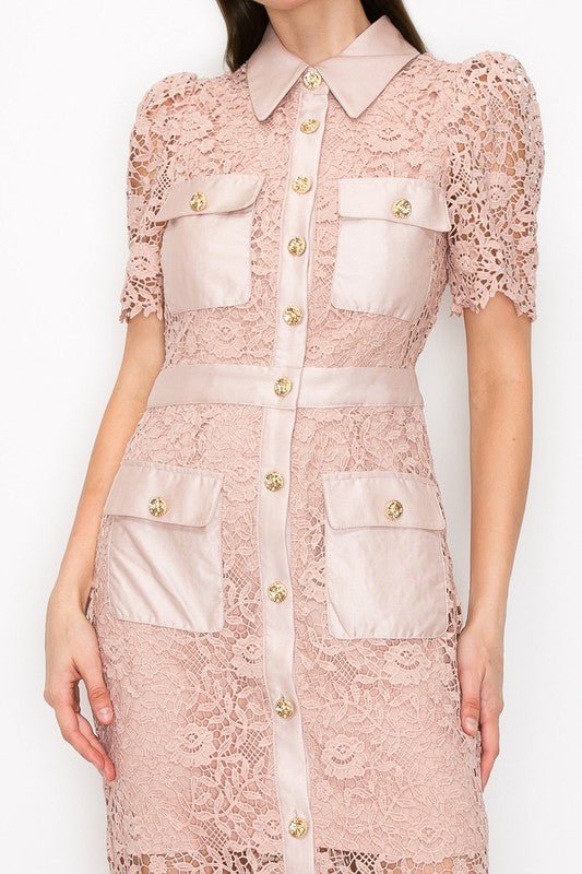 Belina Midi Dress - Betsy Clothing Store