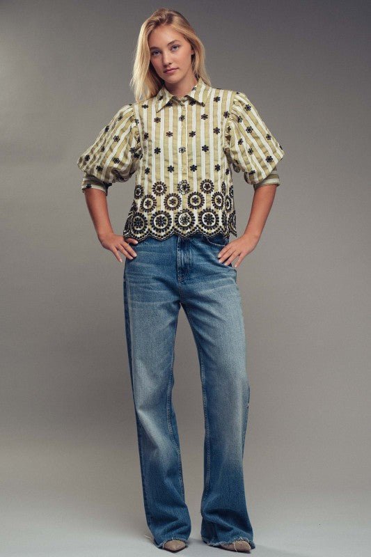 Blusa Emilia Bordada - Betsy Clothing Store