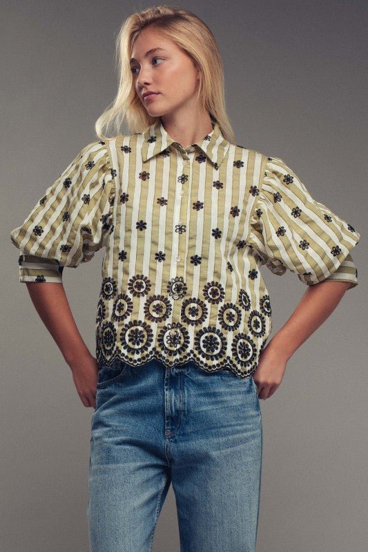 Blusa Emilia Bordada - Betsy Clothing Store