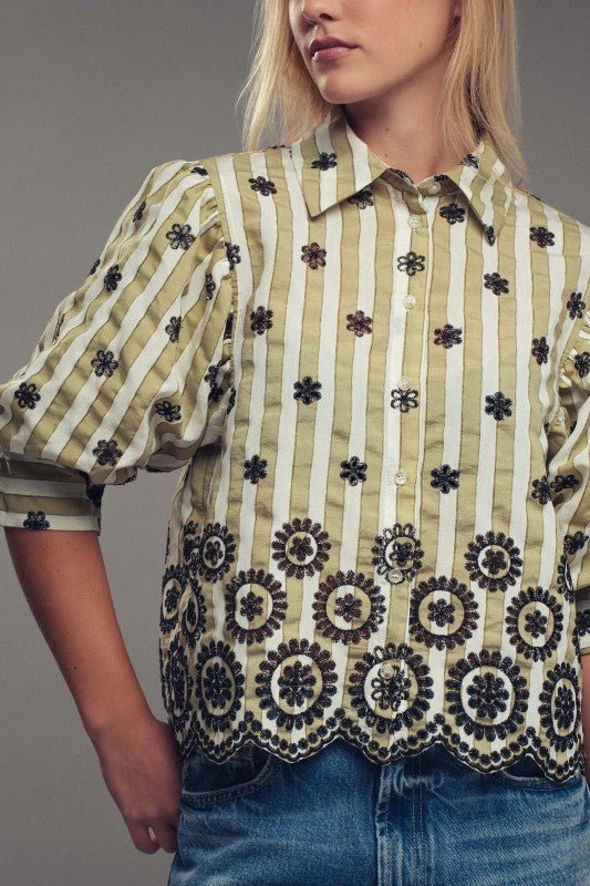 Blusa Emilia Bordada - Betsy Clothing Store