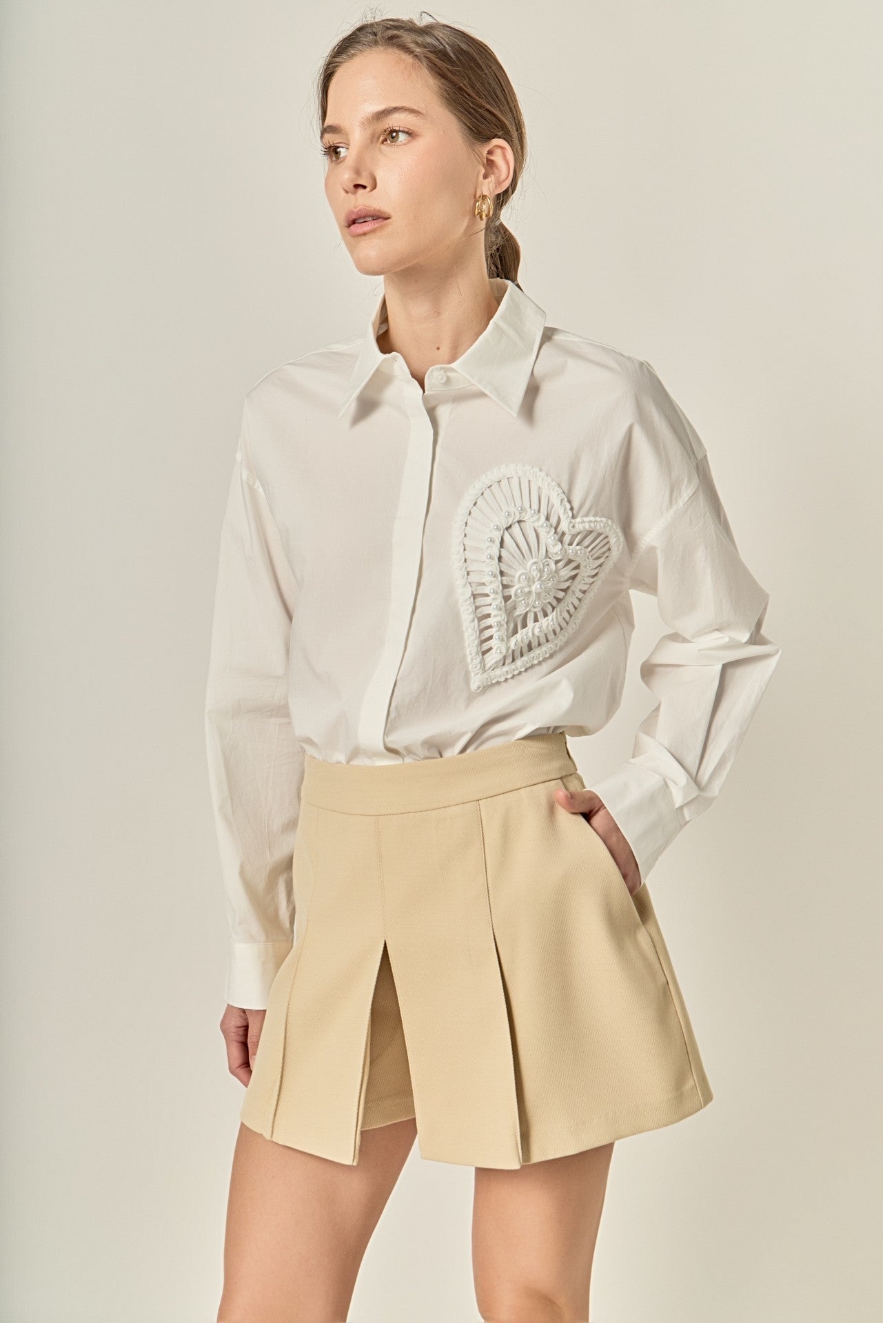 Camisa Perla Heart - Betsy Clothing Store