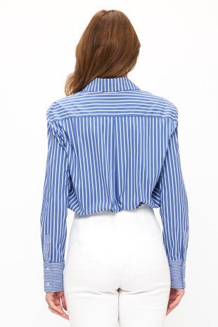 Camisa Valeria Stripe - Betsy Clothing Store