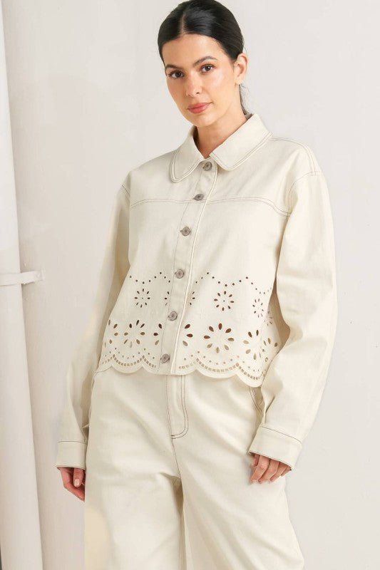 Chaqueta Alba Twill - Betsy Clothing Store