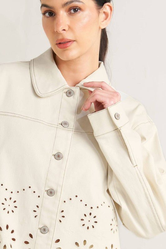 Chaqueta Alba Twill - Betsy Clothing Store