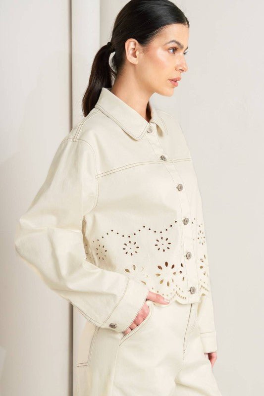 Chaqueta Alba Twill - Betsy Clothing Store