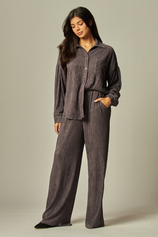 Conjunto Gracia con Detalles Plisados Delicado y Elegante - Betsy Clothing Store
