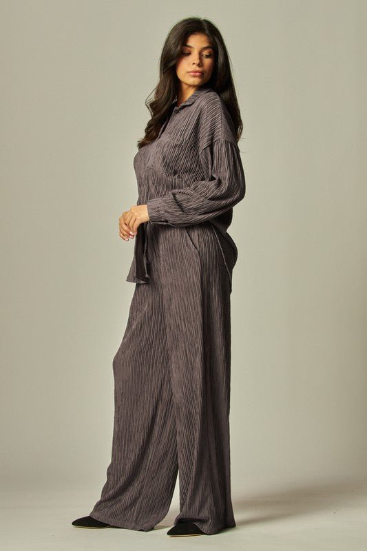 Conjunto Gracia con Detalles Plisados Delicado y Elegante - Betsy Clothing Store