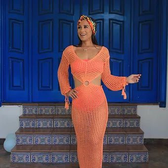 Crochet Cover Up Salida de Playa - Betsy Clothing Store