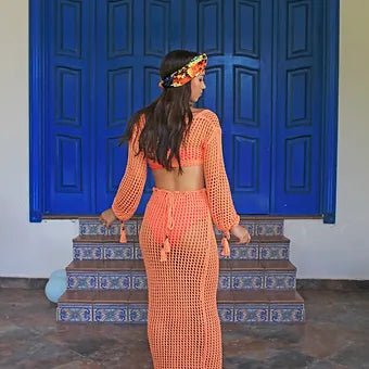 Crochet Cover Up Salida de Playa - Betsy Clothing Store