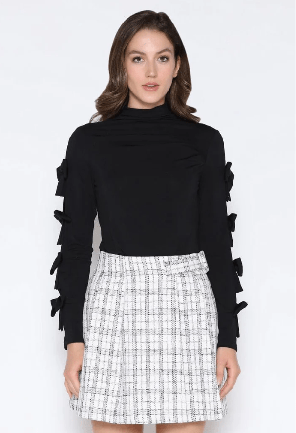 Emma Bow Detail Gracia Brand - Betsy Clothing Store