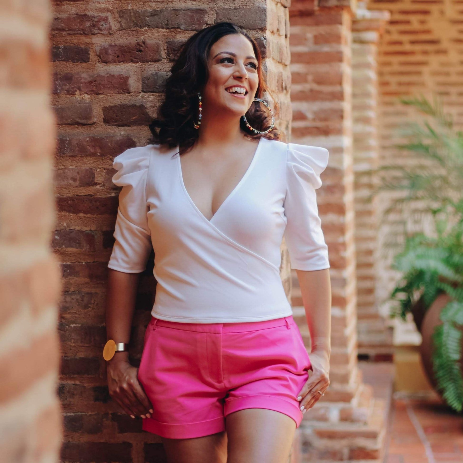 Giselle Simple Shorts - Betsy Clothing Store