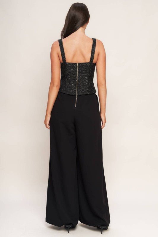 Jumpsuit Aria Tweed - Betsy Clothing Store