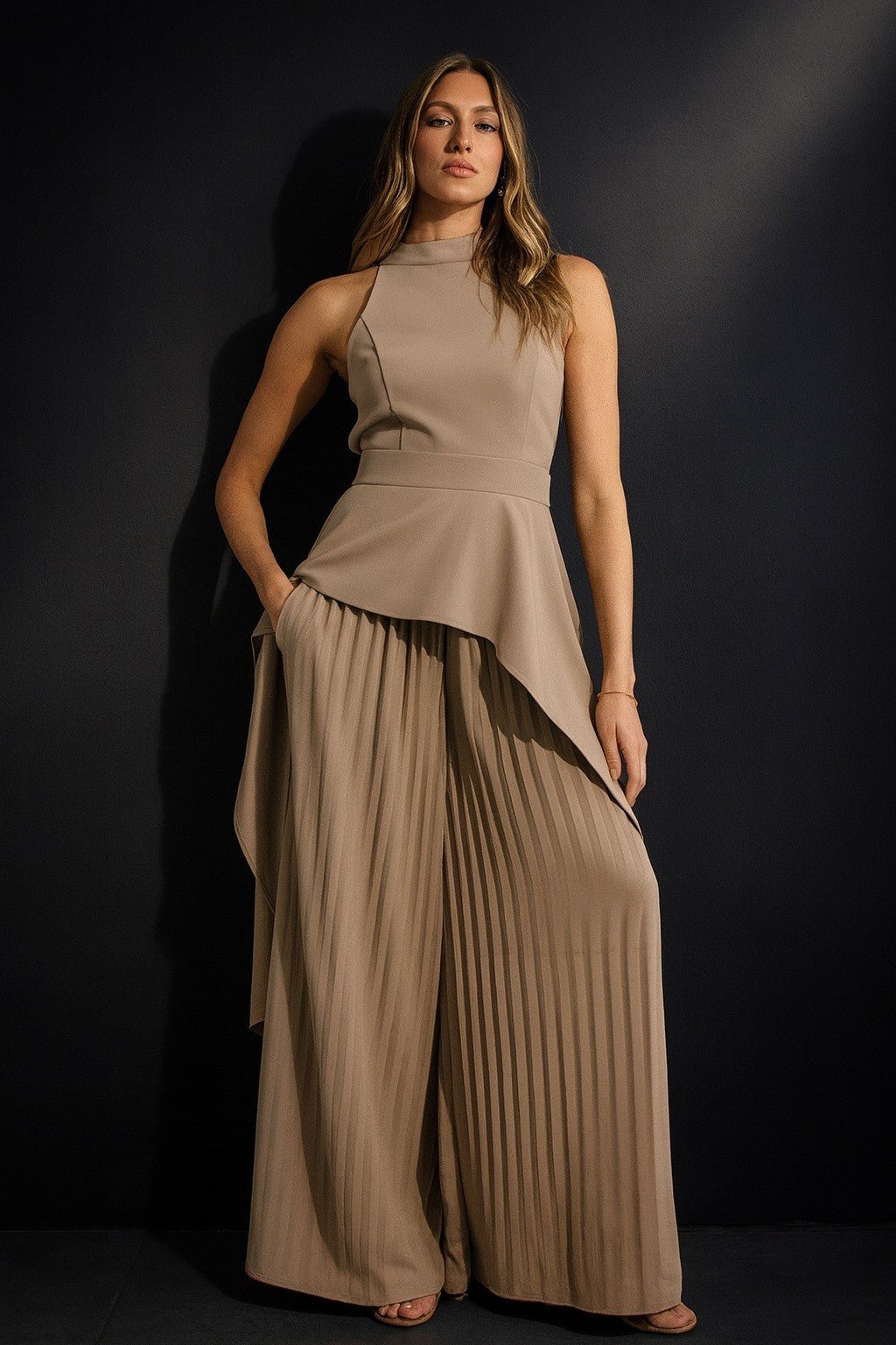 Jumpsuit Bloom Pleats - Betsy Clothing Store