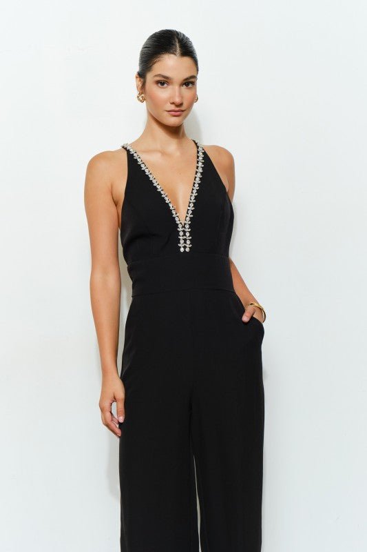 Jumpsuit Kiara Crystal - Betsy Clothing Store
