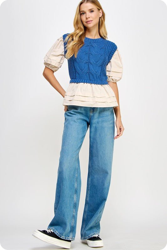 Oasis Modern Knit Top - Betsy Clothing Store