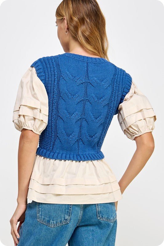 Oasis Modern Knit Top - Betsy Clothing Store