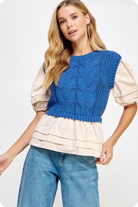 Oasis Modern Knit Top - Betsy Clothing Store