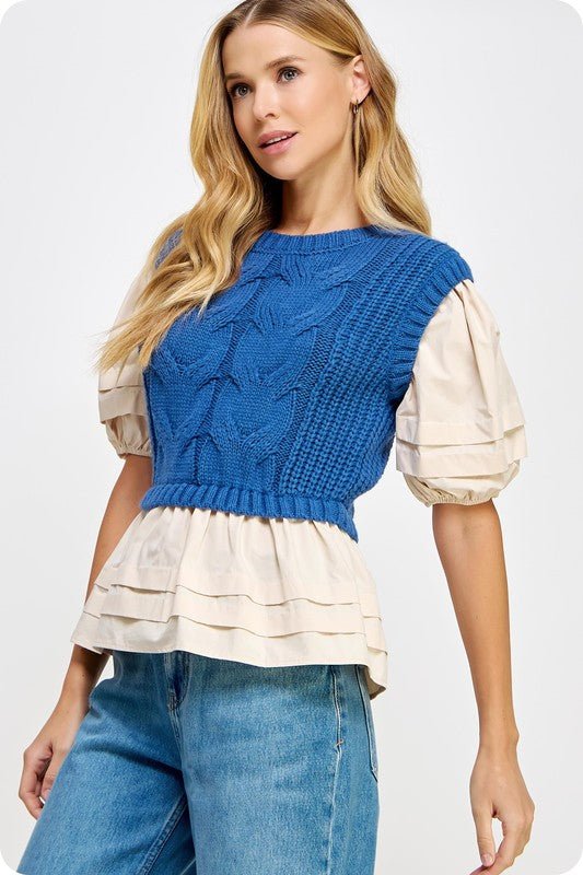 Oasis Modern Knit Top - Betsy Clothing Store
