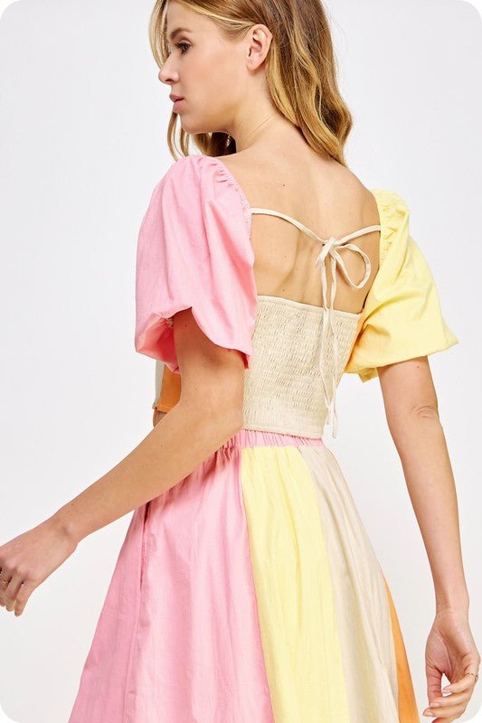 Set Color Block para Mujer Midi Skirt - Betsy Clothing Store