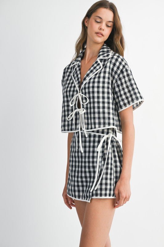 Set Cuadro Vichy - Betsy Clothing Store