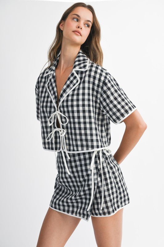 Set Cuadro Vichy - Betsy Clothing Store
