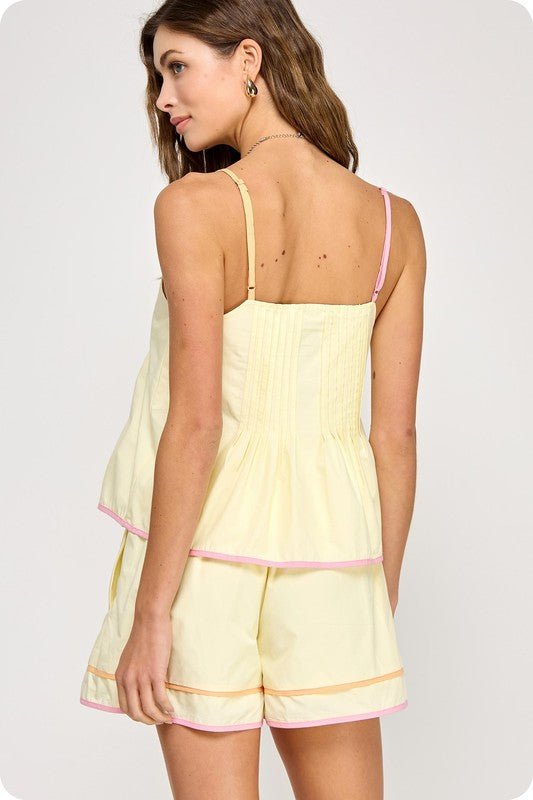 Short Valentina Colorblock - Betsy Clothing Store