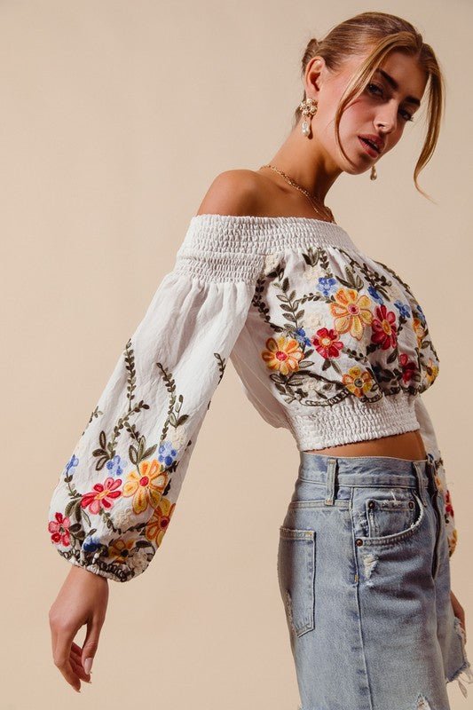 Top Camila Floral - Betsy Clothing Store