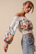 Top Camila Floral - Betsy Clothing Store