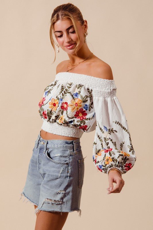 Top Camila Floral - Betsy Clothing Store