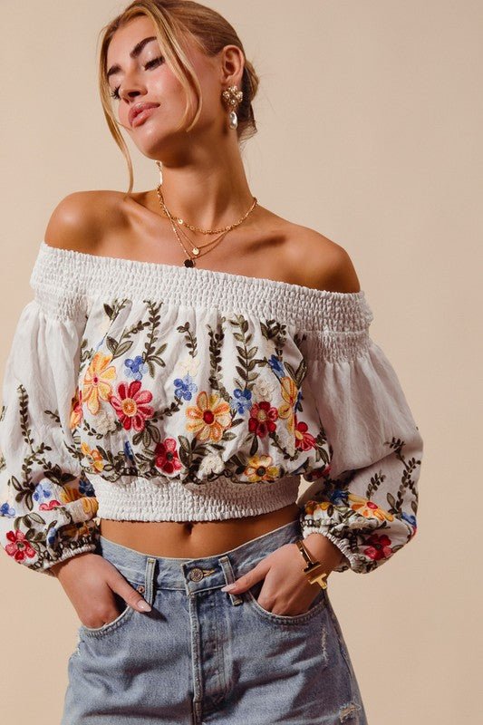 Top Camila Floral - Betsy Clothing Store