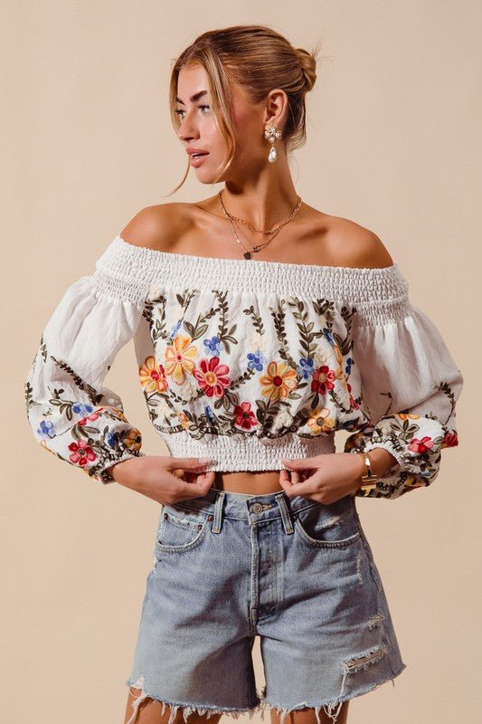 Top Camila Floral - Betsy Clothing Store
