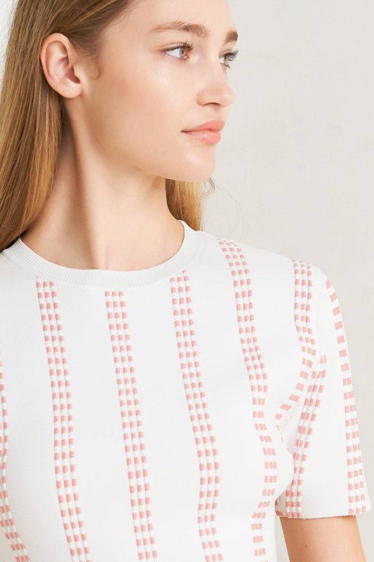 Top Clara Jacquard - Betsy Clothing Store