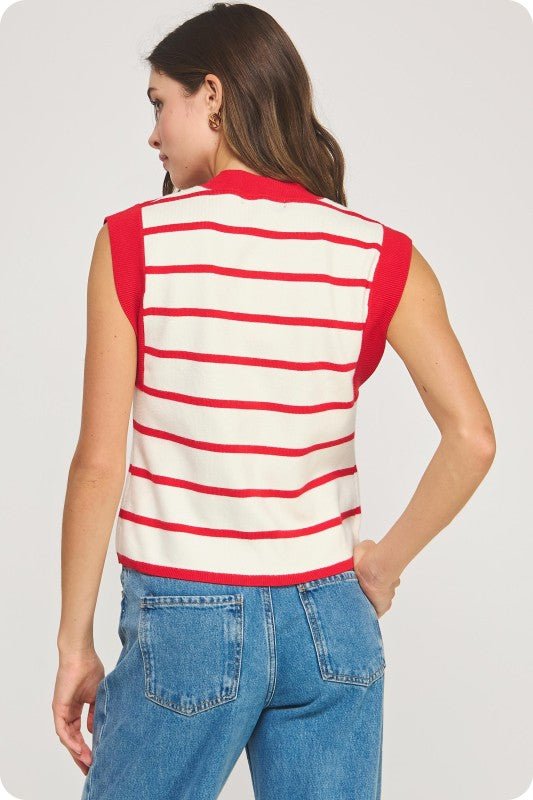 Top Eva Stripe - Betsy Clothing Store