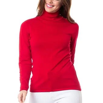 Turtle Neck Pullover - Betsy Clothing Store
