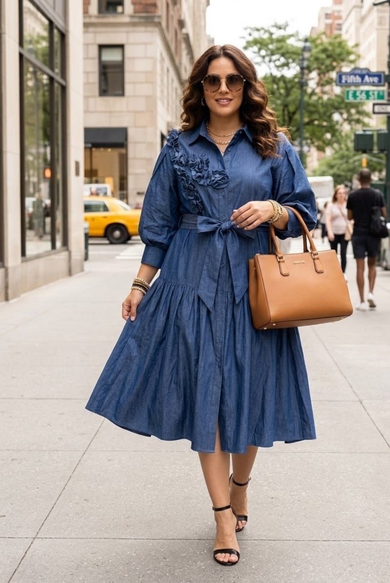 Vestido Celeste Bloom - Betsy Clothing Store
