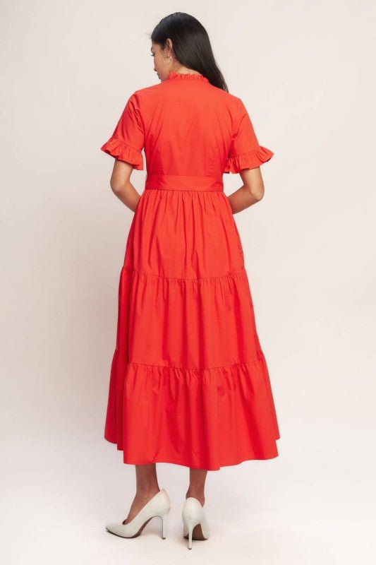 Vestido Elisa Ruffle - Betsy Clothing Store