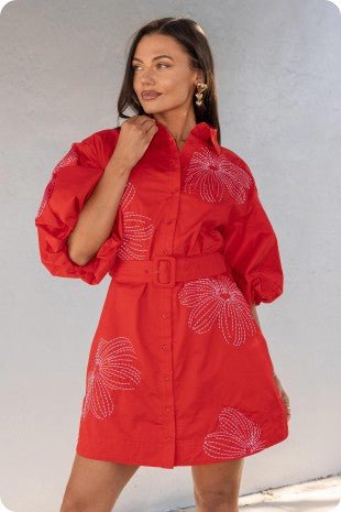Vestido Flora Shirt - Betsy Clothing Store
