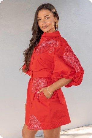 Vestido Flora Shirt - Betsy Clothing Store