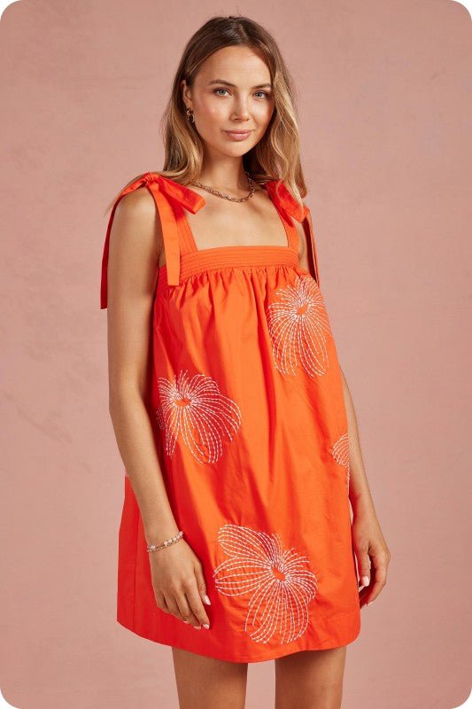 Vestido Flora Tie - Betsy Clothing Store