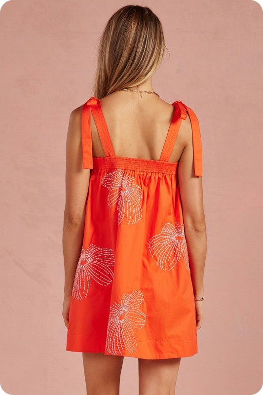 Vestido Flora Tie - Betsy Clothing Store