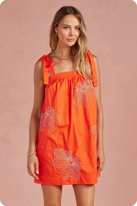 Vestido Flora Tie - Betsy Clothing Store