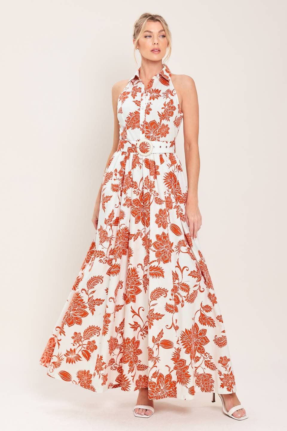 Vestido Isabella Halter - Betsy Clothing Store