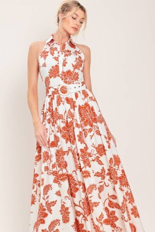 Vestido Isabella Halter - Betsy Clothing Store