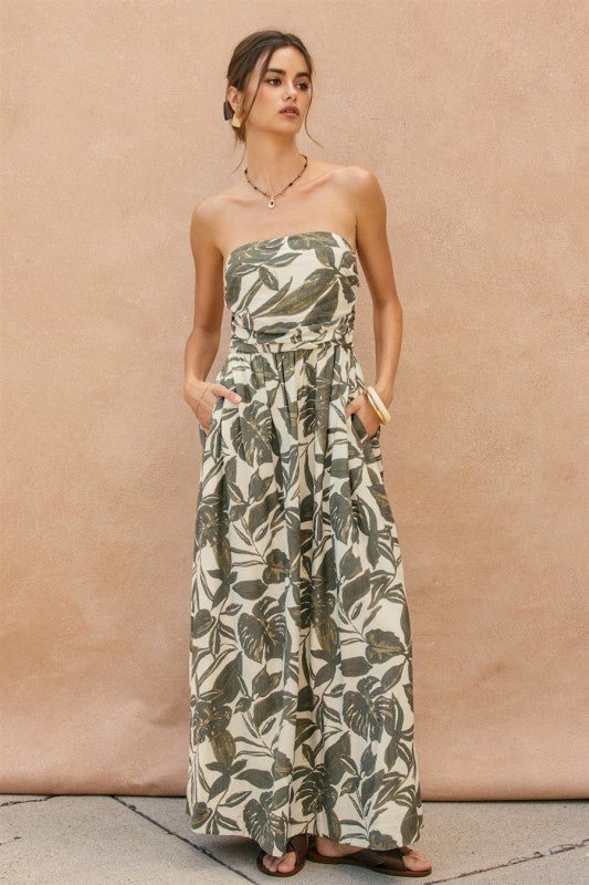 Vestido Paloma Palm - Betsy Clothing Store