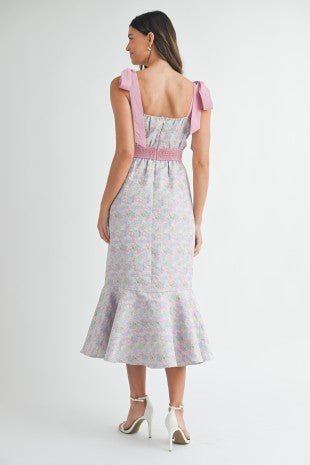 Vestido Rosalie Jacquard - Betsy Clothing Store