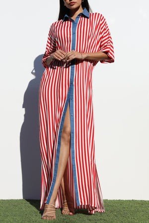 Vestido Valeria Stripe - Betsy Clothing Store